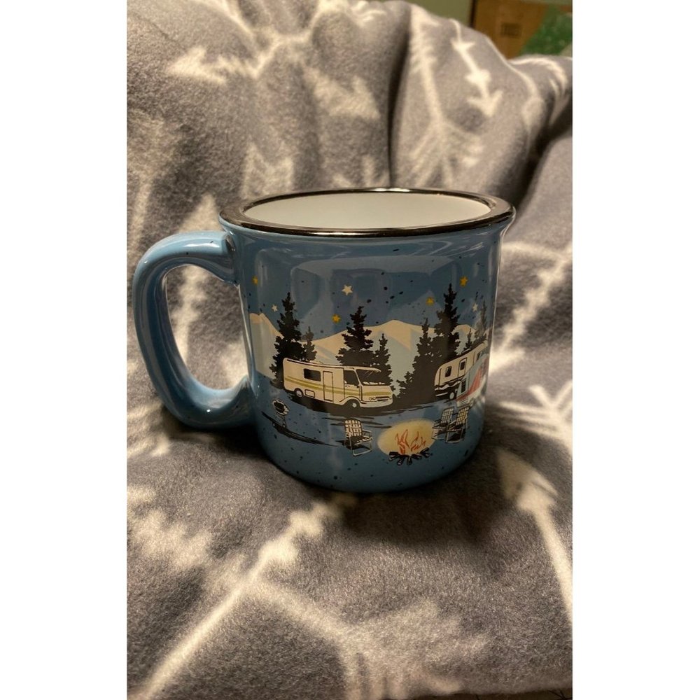 Starry Night camp causal mug